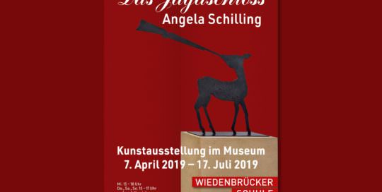 Plakat Ausstellung Das Jagschloss Angela Schilling